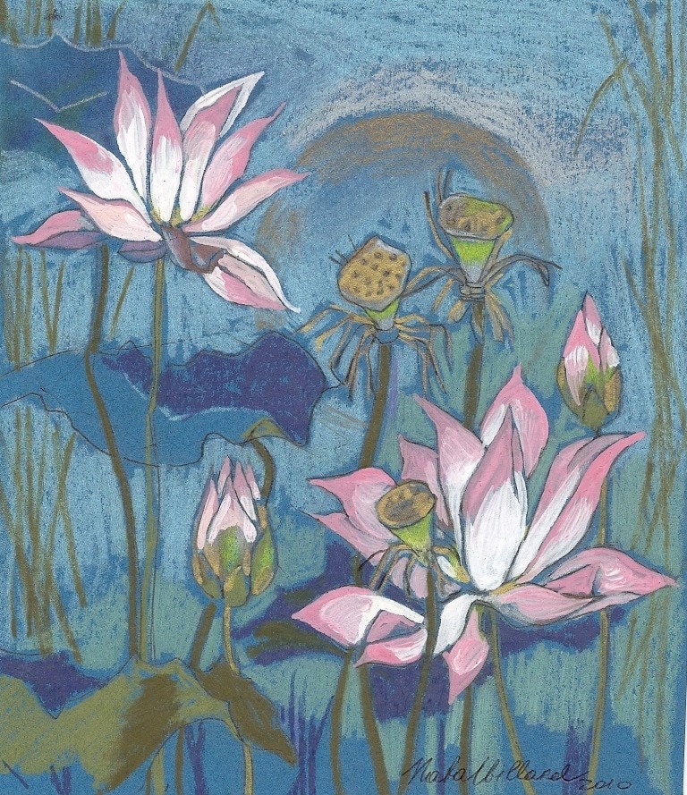 WATER LILIES original painting