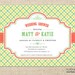 Picnic Gingham Invitation Design by FLIPAWOO - Customized Printable File