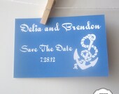 Nautical Anchor Save The Date Postcards DEPOSIT