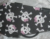 Girly Heart Skull Coffin