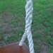 The Ultimate Tree Swing (with) hand carved initial