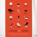 Eames poster art print Mid Century Modern Chair illustration Retro