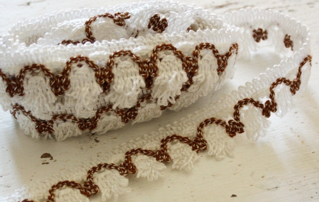 Vintage Trim for mixed media, craft projects and retro home - over 3 yards