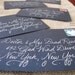 Custom Calligraphy Wedding Hand Addressed-Blue Envelopes with Silver ink