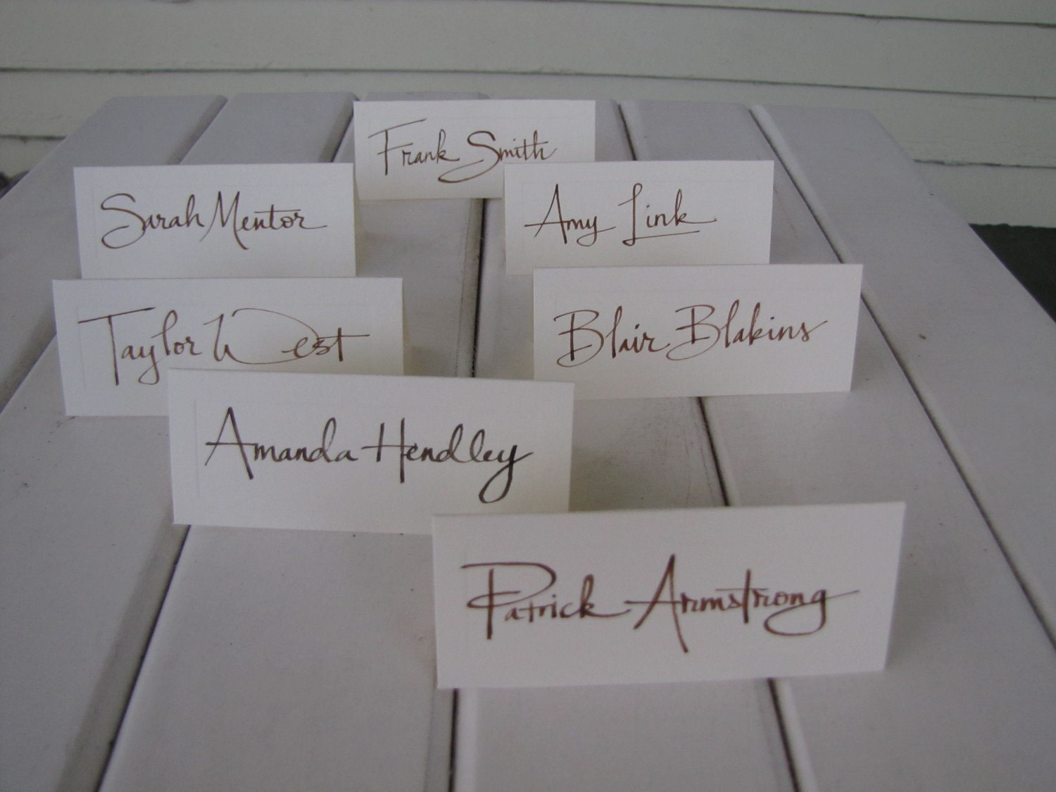 Table Name Cards