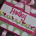 Bow Holder - PENELOPE Design M2M Pottery Barn - XLarge - Handpainted and Personalized Hair Bow Holder