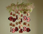 Ladybug Flower Baby Mobile Chandelier