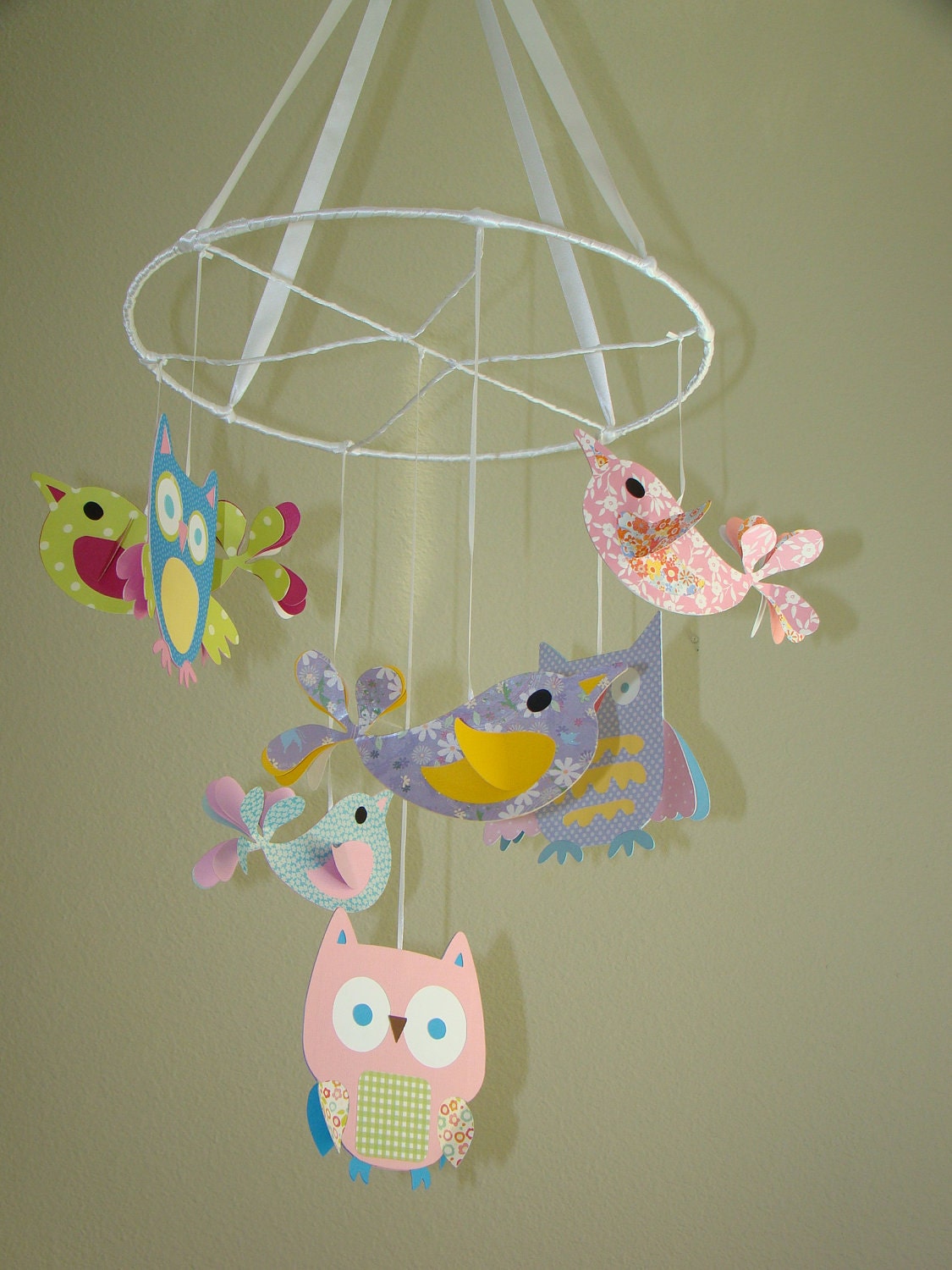 Hayley Big Birds Baby Mobile Nursery Decor