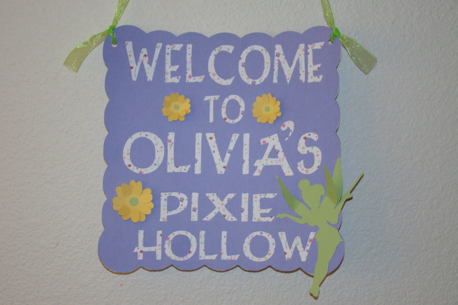 Tinkerbell Door Banner