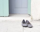 Ballerina Shoes Photography print South of France French home decor pastel colors wall decor poster 8X10 still life photography