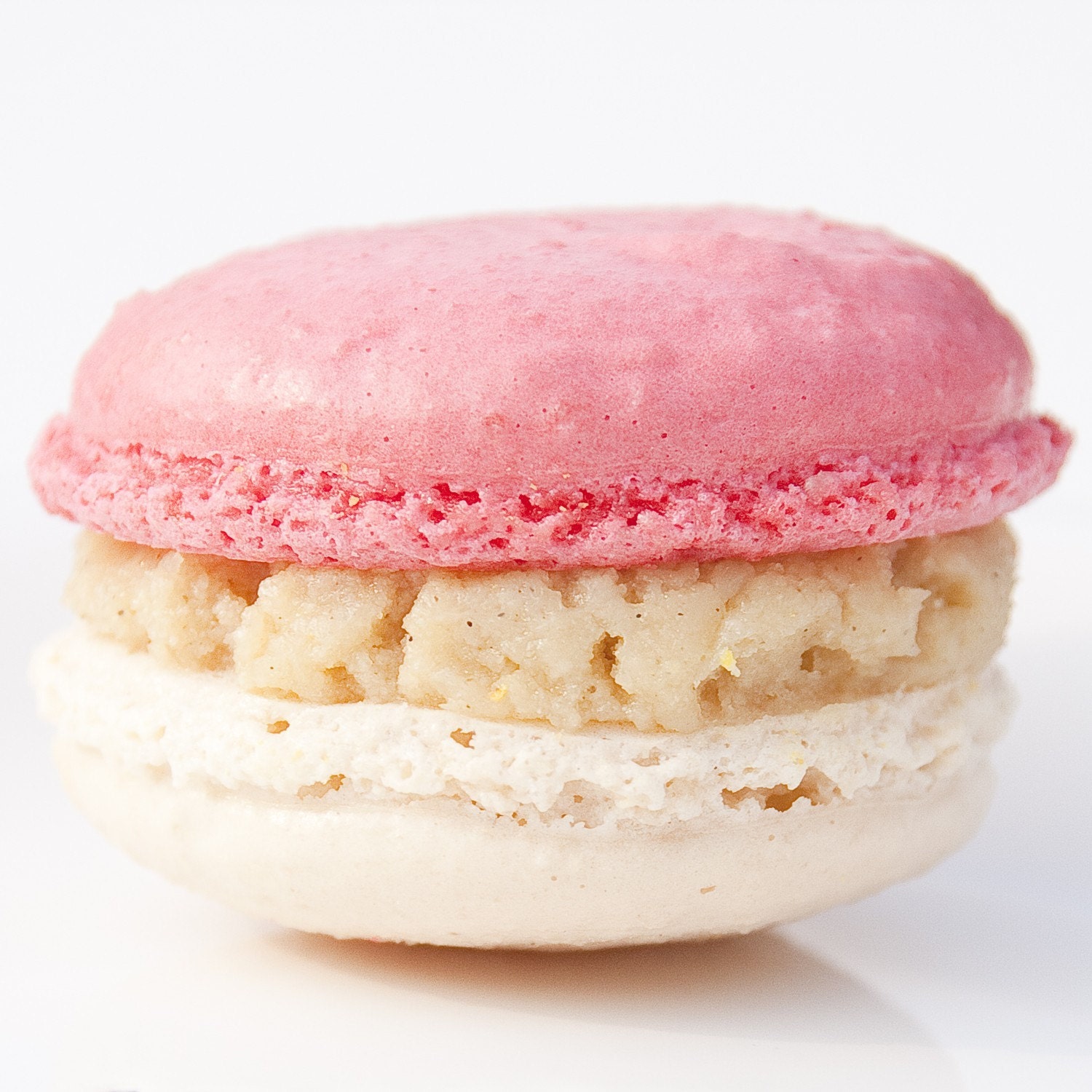 Macaron photography, Food photography print, french home decor strawberry and vanilla, 8x8 kitchen shabby chic wall art poster