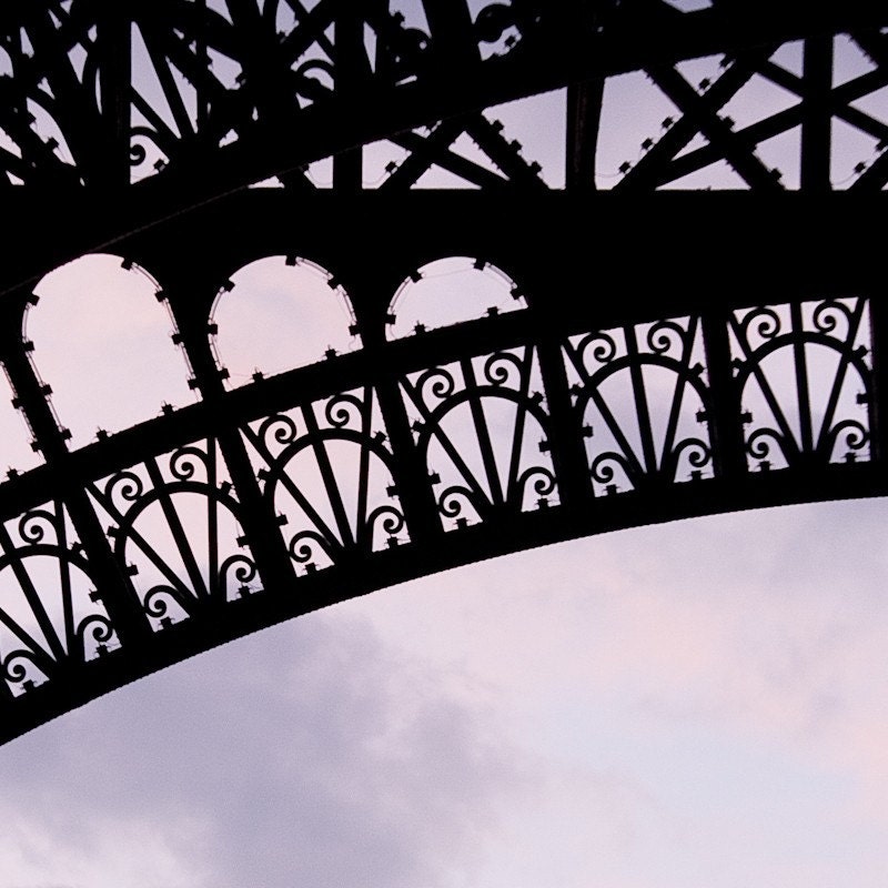 Eiffel Tower photography print Paris France sunset 8x8 french industrial landscape architecture photography Home Decor wall decor poster