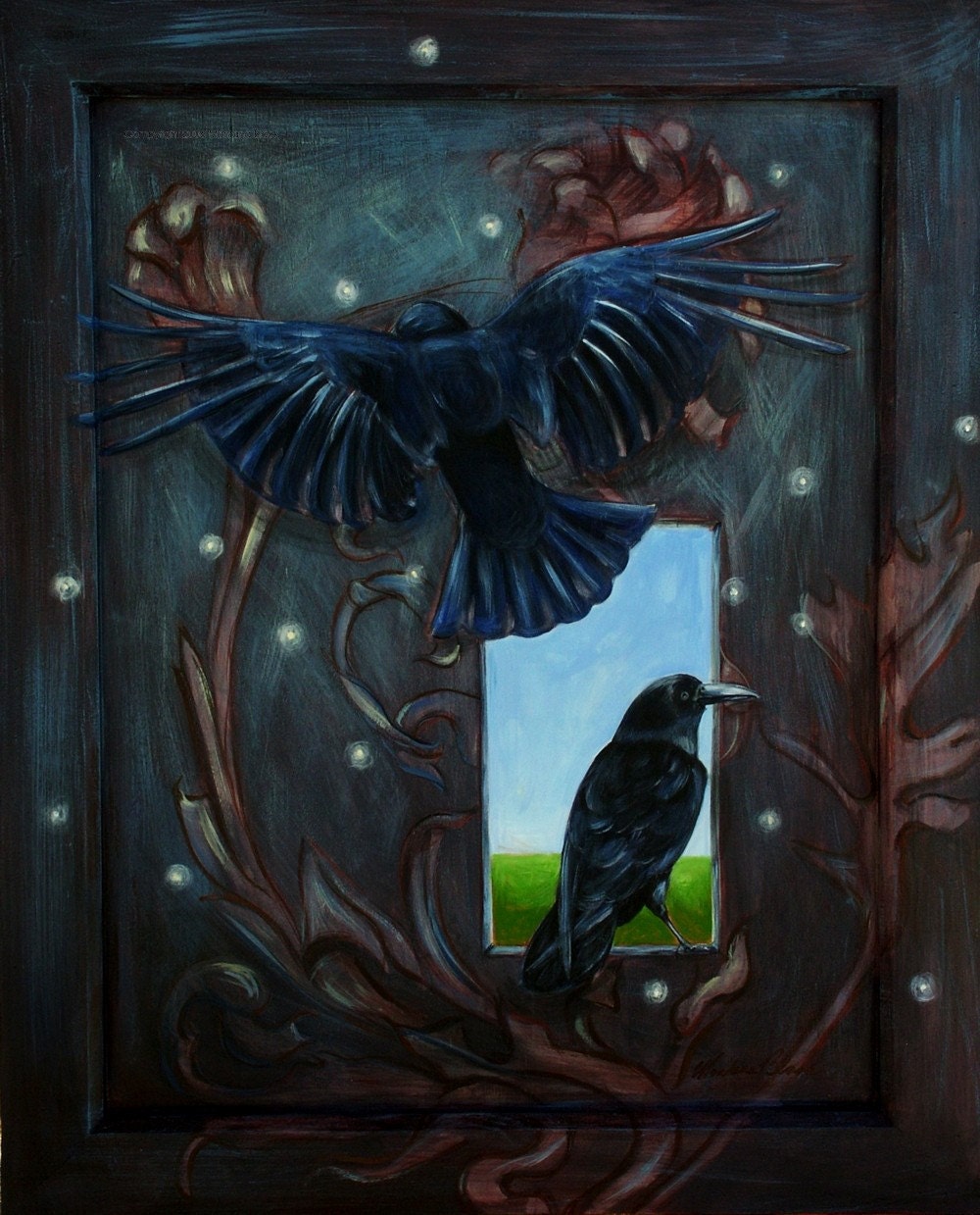 Raven Fine Art Print "Heavens Birds" 16 x 20
