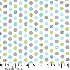 Green Dot Fabric