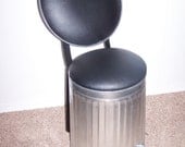 Custom Trash Can Stool. The Chartreuse Garage.