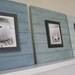 Set of 3 Xtra Large Sea Glass Color Plank Frames