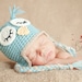 NEW Sleepy Owl Newborn Photography Made To Order Other Sizes Available