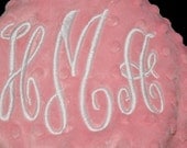Personalized Baby Blanket Minky Dot