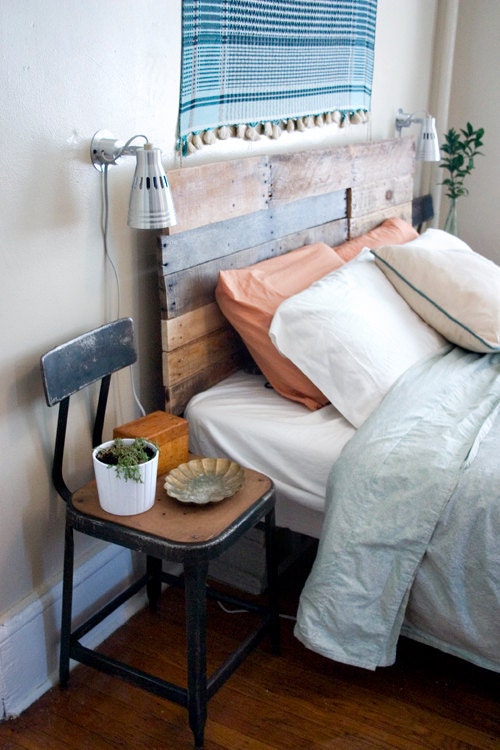 Reclaimed Wood Headboard and Footboard Made to Order
