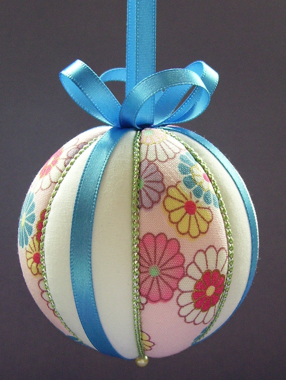 Kimekomi Ornament Kit - Pastel Kiku