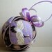 Cranes and Chrysanthemums Japanese Kimekomi Ornament