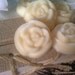 10 (Ten) Gardenia Scented Soy Candle Tarts - Floral - Ivory Cream White