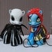 Custom My Little Pony Jack Skellington and Sally