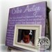 Baby Frame Personalized Picture Frame Custom 16x16 Baby Shower Dedication Baptism Christening First Birthday Gift Godparents Little Girl