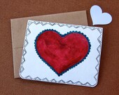 Hand Painted Valentine, Lots of Love