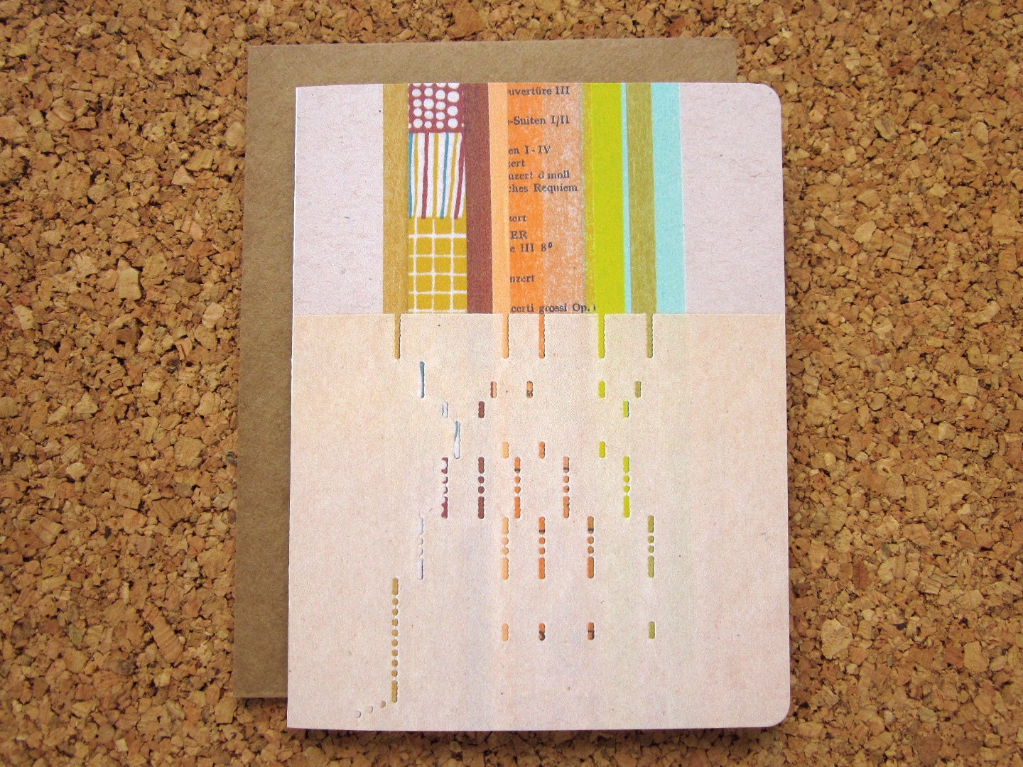Memoir Art Card, Morse Code