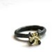 T19 Organic Bezel ring with Yellow Zirconia
