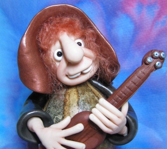 FingersHobbGobb OOAK SCULPT Ann Galvin musician HobGoblin Art Doll Coupon Code GOBLINRY