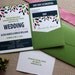 Pocket Envelopes for your Ginger P Wedding Invitations, available in many colors- as always, FREE SHIPPING