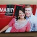 Have a very Marry Christmas, Holiday Save the Date Card- 50 save the date cards and envelopes, FREE shipping