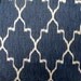IKAT geometric  Indian Blue on cotton