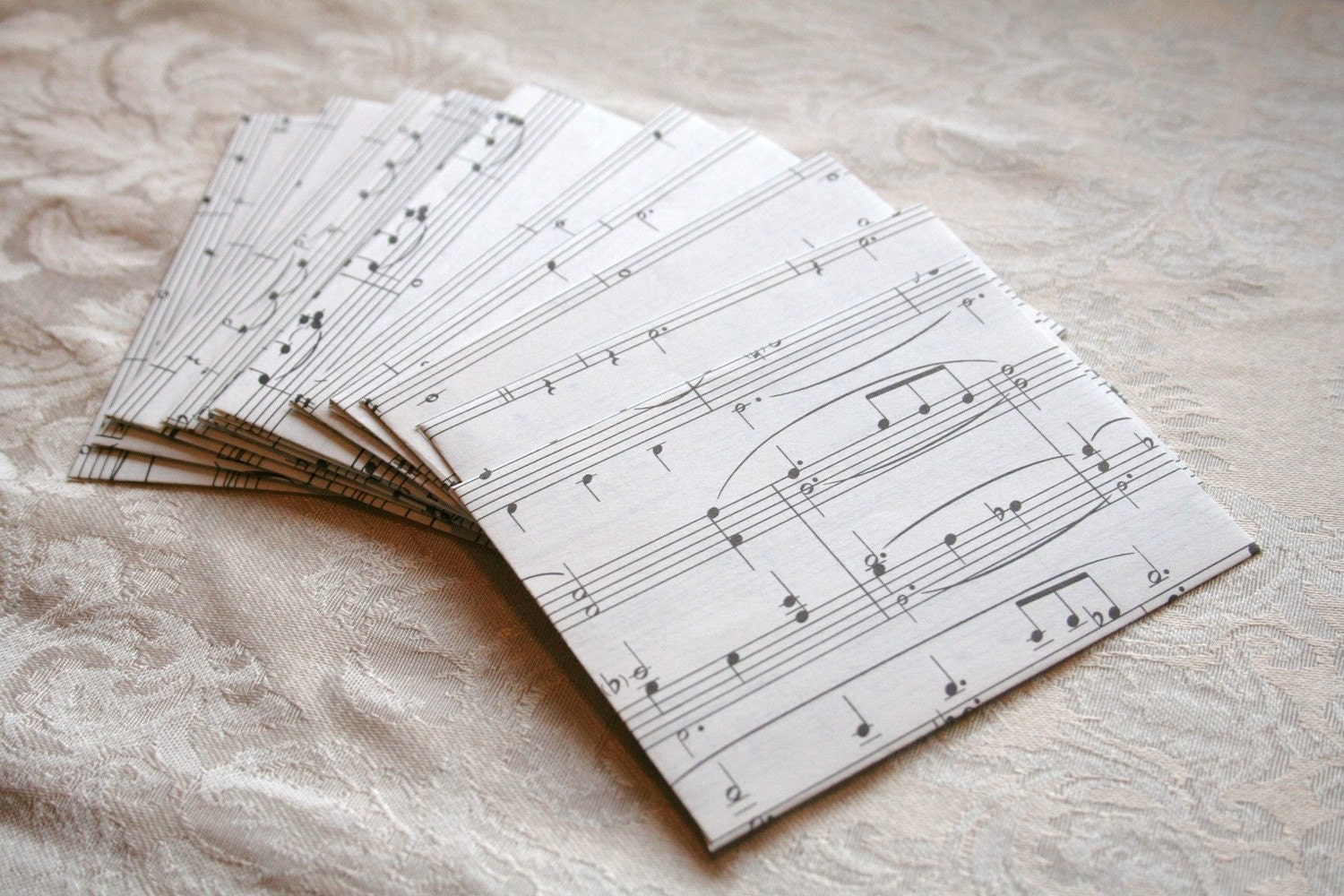 Custom Listing for Rachel0098 Music Note Envelopes