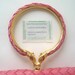 BOTTEGA VENETA Pink bag with horse head handle