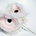Wedding Bouquet Ivory Blush and Black Anemone Alternative Ready to Ship