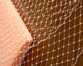 9 inch Peach French Netting for Veils, Fascinators, and many DIY projects