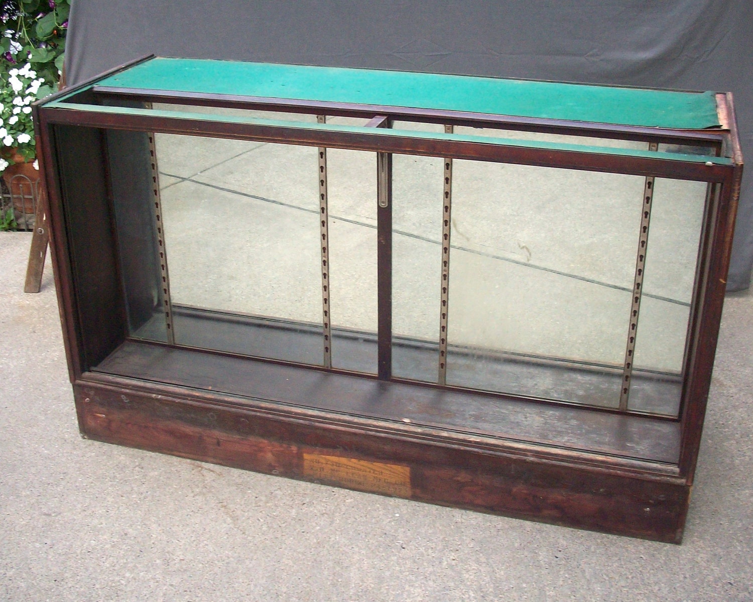 Temporary RESERVE for Sarah / Large Vintage Wood Cabinet with 20 Drawers and Shelf / Drygoods Counter / Drugstore Counter / Apothecary