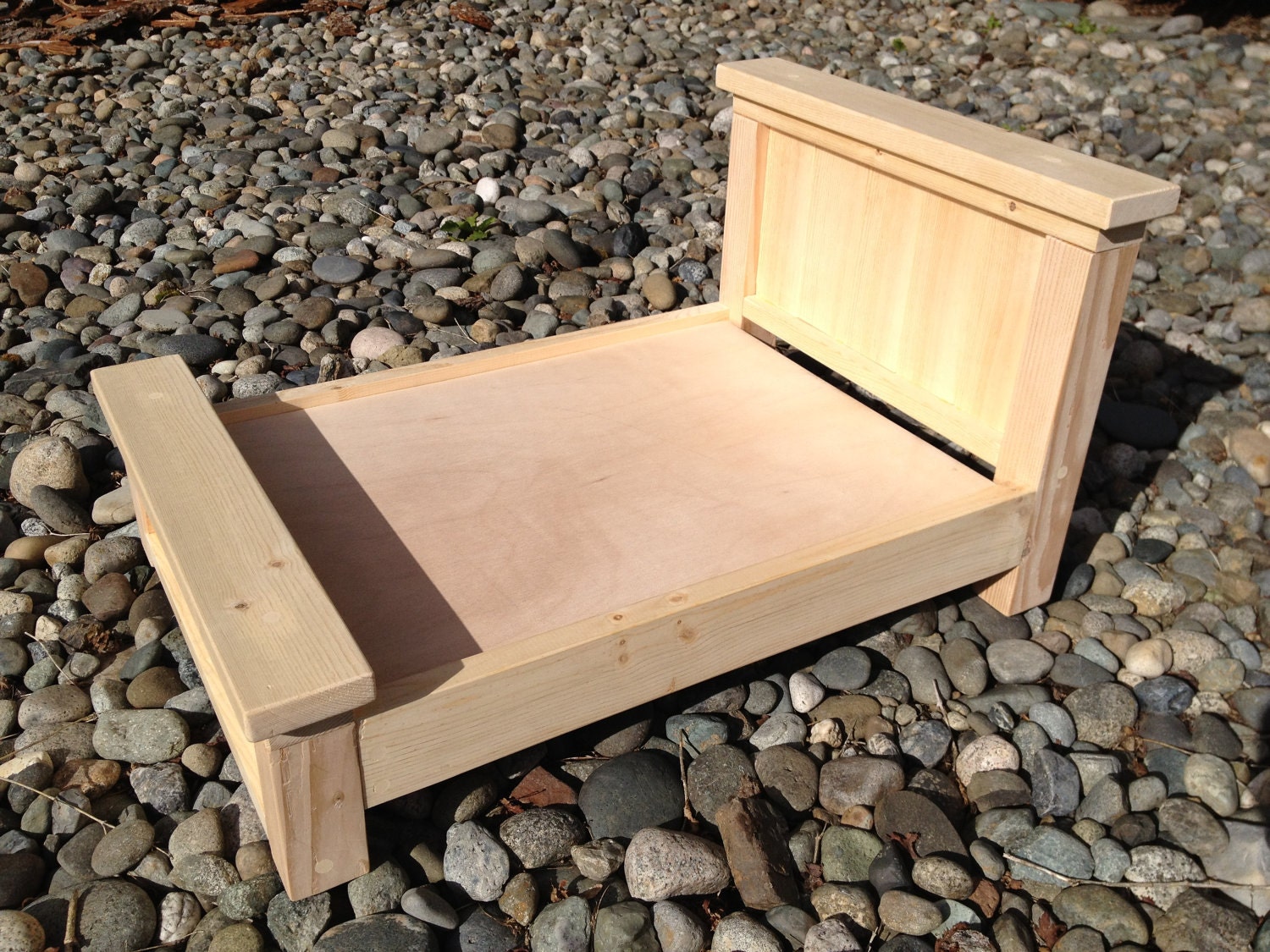 DIY Unfinished Farmhouse Doll Bed or Photography Prop