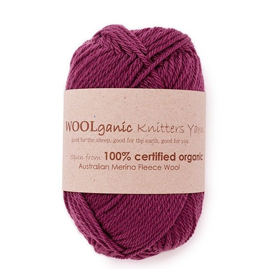 SALE WOOLganic Organic Wool Knitter's Yarn DK 8ply - Kundalini