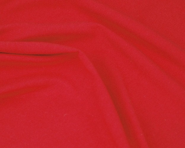 Organic Cotton Knit Jersey fabric in Cherry Red (1/2 metre)