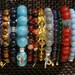 Carnelian and Pave Swarovski Gemstone Bracelet for Success