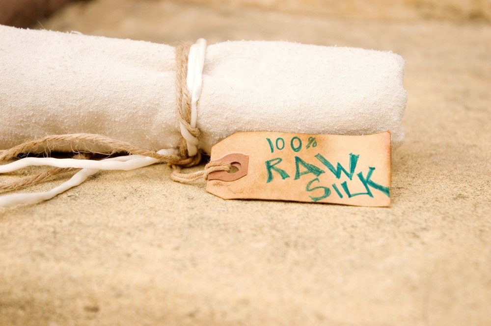 Tea Towel, raw silk