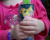 The Original eco friendly patchwork Popsicle Poncho by Claudia Fill