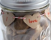 Fleur de Sel Caramels - 1/2 lb in an - I Love You Mason Jar