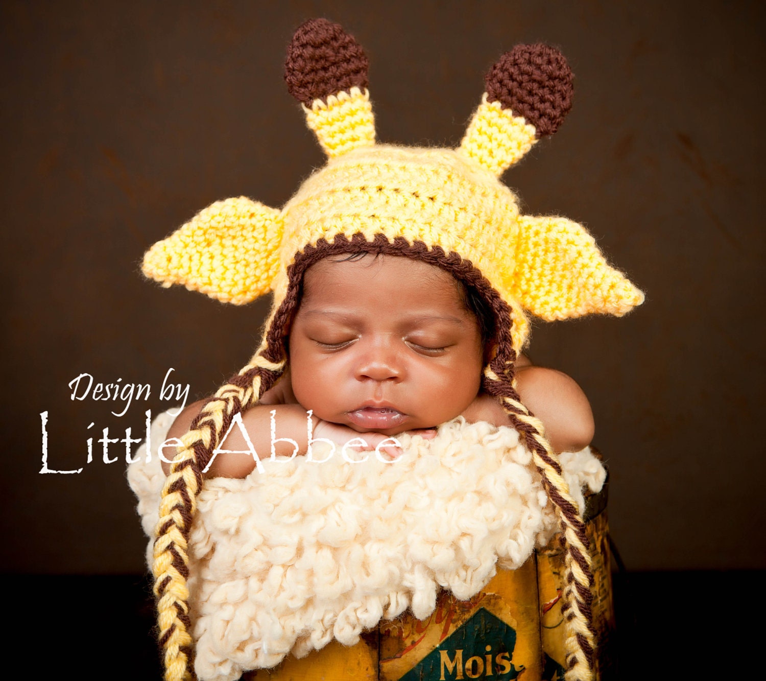 Download Now - CROCHET PATTERN Baby Giraffe Earflap Hat all sizes included PDF 14