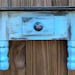 Primitive Wall Shelf, Country Sky Blue, Farm House Style, Wall Art MADE TO ORDER