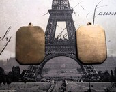Large Brass Blanks Pendant with Loop